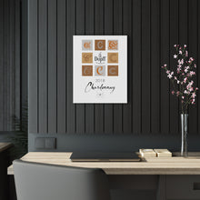 Load image into Gallery viewer, Chardonnay D'Alsace - Dopff Au Moulin Wine Label Print on Acrylic Panel 16x20 hung