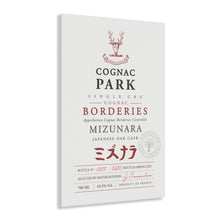 Load image into Gallery viewer, Cognac Park Mizunara Label Print on Acrylic Panel 20x30
