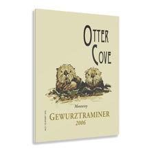 Load image into Gallery viewer, Otter Cove Wine Label Print on Acrylic Panel 20x30