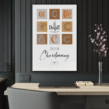 Load image into Gallery viewer, Chardonnay D'Alsace - Dopff Au Moulin Wine Label Print on Acrylic Panel 24x36 hung