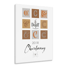 Load image into Gallery viewer, Wine Label Themed Wall Art Print - Chardonnay D'Alsace - Dopff Au Moulin Wine Label Print on Acrylic Panel