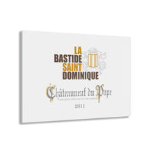 Load image into Gallery viewer, Wine Label Themed Wall Art Work - La Bastide Saint Dominique Chateauneuf Du Pape Wine Label Print on Acrylic Panel