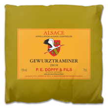 Load image into Gallery viewer, Indoor Outdoor Pillows Dopff Gewurztraminer Wine Label Print  2 sizes available