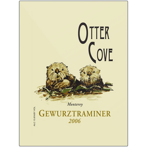 Wine Club Gifts and Wine Room Decor - Otter Cove Wine Label Printed on Eco-Friendly Recycled Aluminum