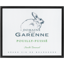 Load image into Gallery viewer, Wine Label Themed Artwork - Domaine de la Garenne Wine Label Print on Canvas in a Floating Frame