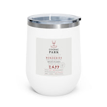 Load image into Gallery viewer, Cognac Label Themed Drinkware - Cognac Park Mizunara Label on 12oz Insulated Wine Tumbler