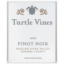 Load image into Gallery viewer, Wine Label Themed Artwork - Turtle Vines Wine Label Print on Canvas in a Floating Frame