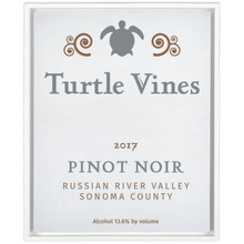 Load image into Gallery viewer, Wine Label Themed Artwork - Turtle Vines Wine Label Print on Canvas in a Floating Frame
