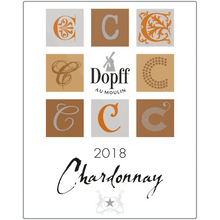 Load image into Gallery viewer, Wine Themed Wall Decor - Dopff Chardonnay 2018 Label on Eco-Friendly Recycled Aluminum