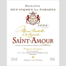 Load image into Gallery viewer, Wine Label Themed Art Print  on Archival Paper - Saint Amour Wine Fine Art Prints