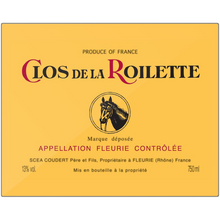 Load image into Gallery viewer, Wine Label Themed Artwork - Clos De La Roilette Wine Label Printed on Rectangular Eco-Friendly Recycled Aluminum