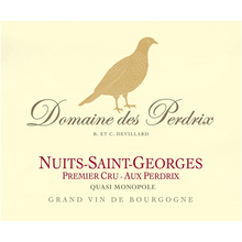 Load image into Gallery viewer, Wine Themed Wall Artwork - Domaine Des Perdrix Wine Label Printed on Rectangular Eco-Friendly Recycled Aluminum