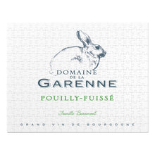 Load image into Gallery viewer, Wine Label Themed Jigsaw Puzzles - Domaine de la Garenne Label Print on 252 or 500 Pieces Puzzle - Made in America