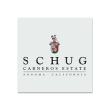 Load image into Gallery viewer, Wine Themed Wall Decor - Schug Carneros Estate Label Print on Metal Plate 12" x 12" Made in the USA