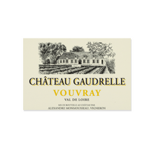 Load image into Gallery viewer, Wine Label Themed Decor - Chateau Gaudrelle Wine Label Print on Wooden Plaque 12" x 8" Made in the USA