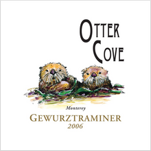 Load image into Gallery viewer, Wine Label Themed Art Print on Archival Paper - Otter Cove Gewurztraminer 2006 Fine Art Prints