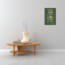 Load image into Gallery viewer, Kitchen Wall Decor - Moulin St Michel Olive Oil  Label Print on Wooden Plaque 8" x 12" Made in the USA