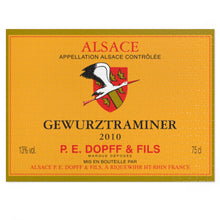 Load image into Gallery viewer, Wine Label Themed Jigsaw Puzzles - P.E. Dopff Gewurztraminer Label Print on 252 or 500 Pieces Puzzle - Made in America