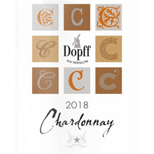 Load image into Gallery viewer, Wine Themed Wall Decor - Dopff Chardonnay 2018 Label on Eco-Friendly Recycled Aluminum