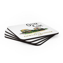 Load image into Gallery viewer, Wine Label Themed Gifts - Otter Cove Gewurztraminer 2006 Label on Corkwood Coaster Set of 4