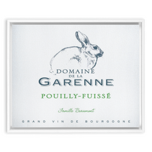 Load image into Gallery viewer, Wine Label Themed Artwork - Domaine de la Garenne Wine Label Print on Canvas in a Floating Frame