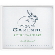 Load image into Gallery viewer, Wine Label Themed Artwork - Domaine de la Garenne Wine Label Print on Canvas in a Floating Frame