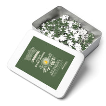 Load image into Gallery viewer, Kitchen Themed Jigsaw Puzzles - Moulin Saint Michel Olive Oil Label Print on 252 or 500 Pieces Puzzle - Made in America