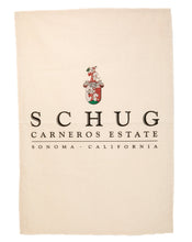 Load image into Gallery viewer, Red and Green Schug Carneros Estate Flour Sack Towel