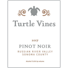 Load image into Gallery viewer, Gift for Wine Lover - Turtle Vines Wine Label Printed on Eco-Friendly Recycled Aluminum