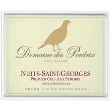 Load image into Gallery viewer, Wine Label Themed Artwork - Domaine des Perdrix Wine Label Print on Canvas in a Floating Frame