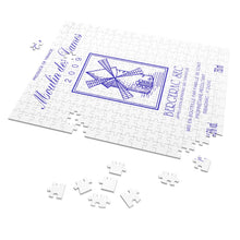 Load image into Gallery viewer, Wine Themed Jigsaw Puzzles - Label of Moulin des Dames Print 252 Pieces Puzzle - Made in America