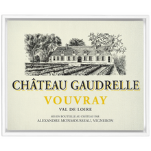 Load image into Gallery viewer, Wine Label Themed Artwork - Chateau Gaudrelle Wine Label Print on Canvas in a Floating Frame
