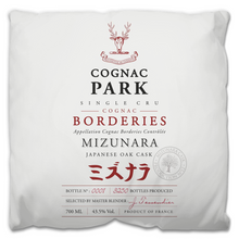 Load image into Gallery viewer, Indoor Outdoor Pillows Cognac Park Label Print