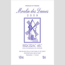 Load image into Gallery viewer, Wine Label Themed Art Print  on Archival Paper - Moulin des Dames Fine Art Prints
