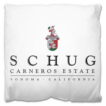 Load image into Gallery viewer, Indoor Outdoor Pillows Schug Carneros Estate Label Print 2 sizes available
