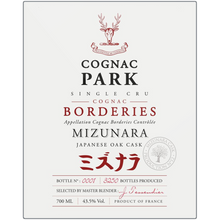 Load image into Gallery viewer, Cognac Label Themed Artwork - Cognac Park Mizunara Label Printed on Eco-Friendly Recycled Aluminum