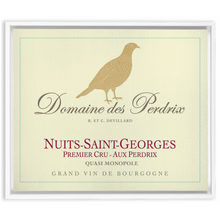 Load image into Gallery viewer, Wine Label Themed Artwork - Domaine des Perdrix Wine Label Print on Canvas in a Floating Frame