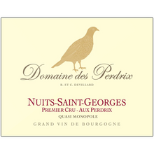 Load image into Gallery viewer, Wine Themed Wall Artwork - Domaine Des Perdrix Wine Label Printed on Rectangular Eco-Friendly Recycled Aluminum