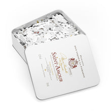 Load image into Gallery viewer, Wine Label Themed Jigsaw Puzzles - Saint Amour Label Print on 252 or 500 Pieces Puzzle - Made in America