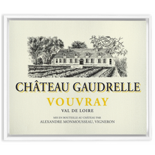 Load image into Gallery viewer, Wine Label Themed Artwork - Chateau Gaudrelle Wine Label Print on Canvas in a Floating Frame