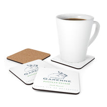 Load image into Gallery viewer, Wine Label Themed Gifts - Domaine de la Garenne bottle Label Back Corkwood Coaster Set of 4