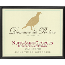 Load image into Gallery viewer, Wine Label Themed Artwork - Domaine des Perdrix Wine Label Print on Canvas in a Floating Frame