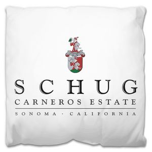 Indoor Outdoor Pillows Schug Carneros Estate Wine Label Print
