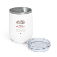 Load image into Gallery viewer, Wine Themed Drinkware - Chateau Beaulieu Label 12oz Insulated Wine Tumbler