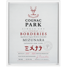 Load image into Gallery viewer, Cognac Label Themed Artwork - Cognac Park Mizunara Label Print on Canvas in a Floating Frame