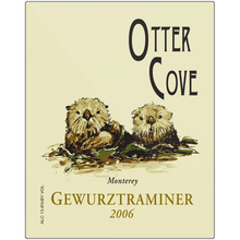 Load image into Gallery viewer, Wine Club Gifts - Wine Room Decor - Otter Cove Wine Label Printed on Eco-Friendly Recycled Aluminum