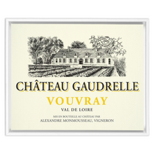 Load image into Gallery viewer, Wine Label Themed Artwork - Chateau Gaudrelle Wine Label Print on Canvas in a Floating Frame