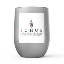 Load image into Gallery viewer, Insulated Wine Tumbler - Wine Label Themed Gifts - Schug - Carneros Estate bottle Label Stemless Wine Tumblers