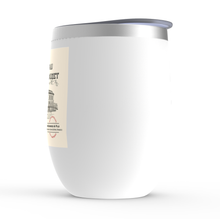 Load image into Gallery viewer, Insulated Wine Tumbler - Wine Label Themed Gifts - Chateau Haut-Marbuzet bottle Label Stemless Wine Tumblers