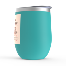 Load image into Gallery viewer, Insulated Wine Tumbler - Wine Label Themed Gifts - Chateau Haut-Marbuzet bottle Label Stemless Wine Tumblers